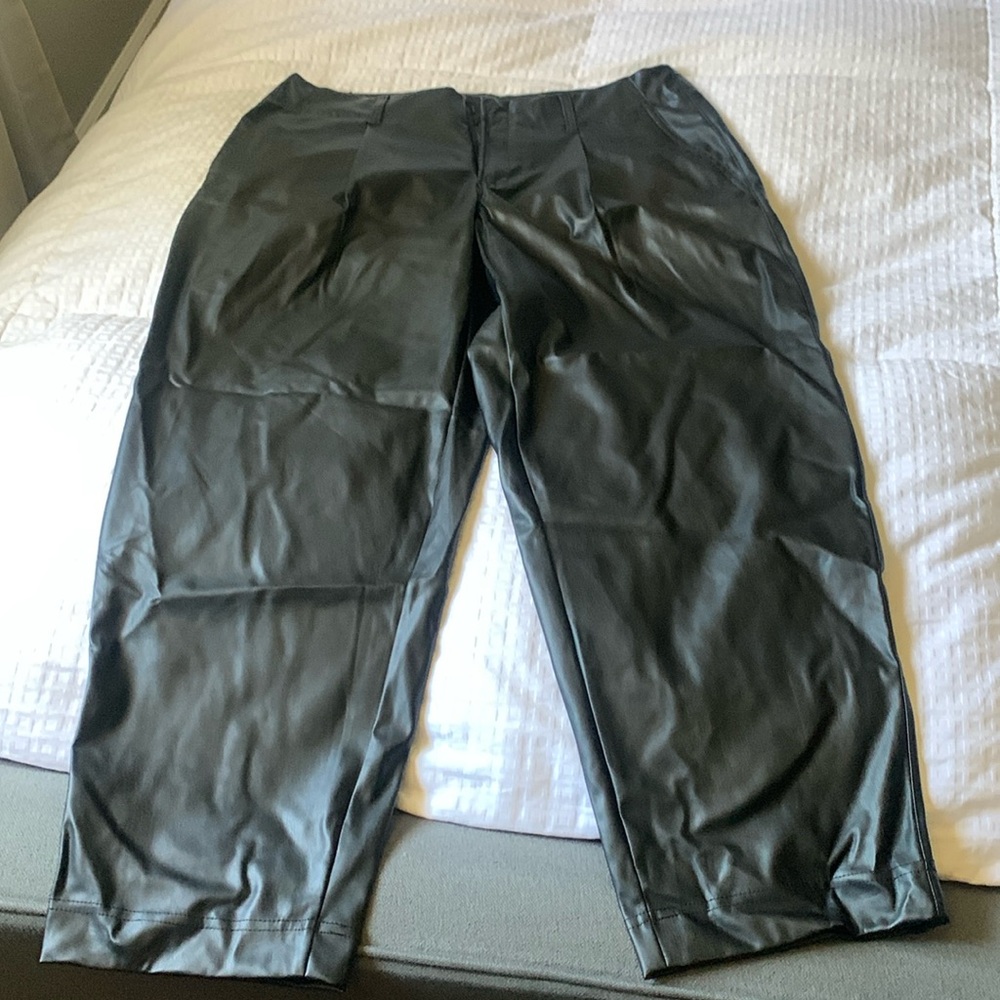 Pleather pants
